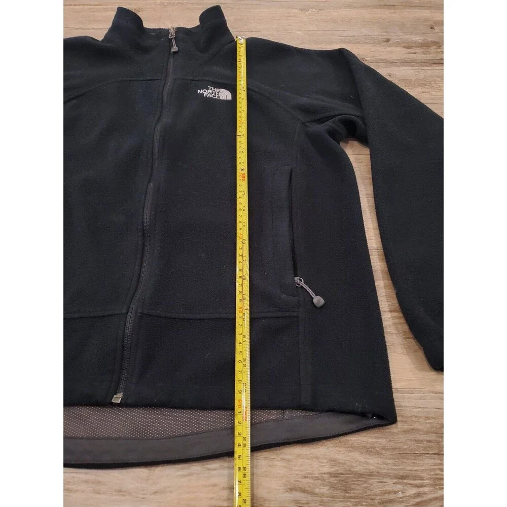 North Face WindWall Heavyweight Fleece Jacket Black Sz M Performance Full Zip